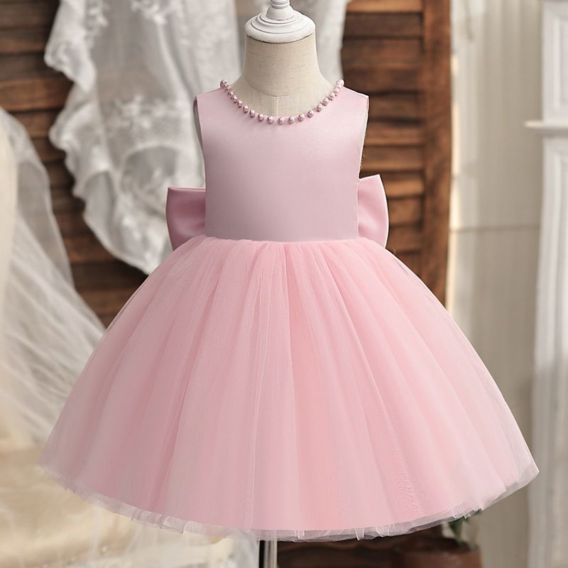 Kinderkleding Meisjes Prinsessenjurk Kinderbruidsjurk Bloemenmeisjesjurk Gastheer Pianovoorstelling Kostuum Pluizige Gaasrok Gastheer_voghion.com
