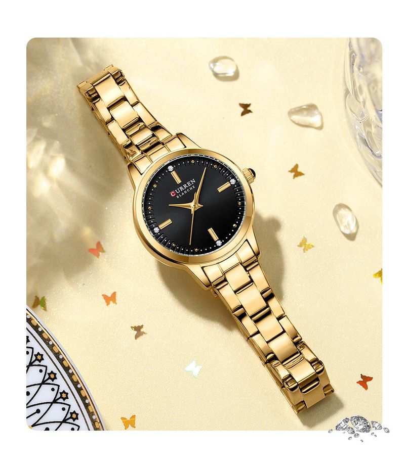 Elegant Women's Watch With Mineral Glass, Quartz Movement, And 30M Water Resistance - Perfect For Casual And Everyday Wear_voghion.com