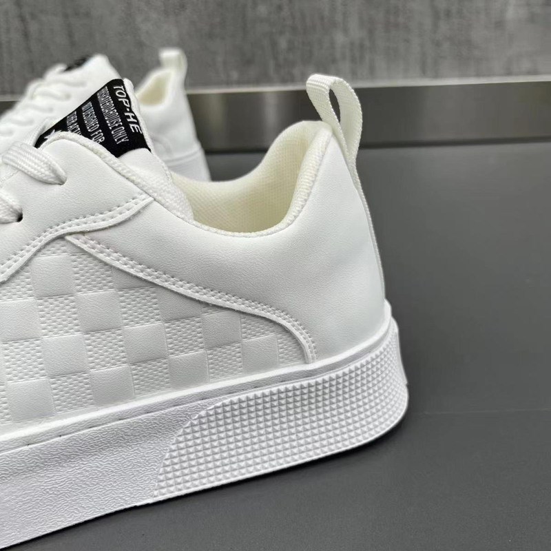 Herrenschuhe Frühjahr neue kleine weiße Schuhe Herren Trend All-Match-Schuhe Herren verschleißfeste Sport-Casual-Board-Schuhe_voghion.com