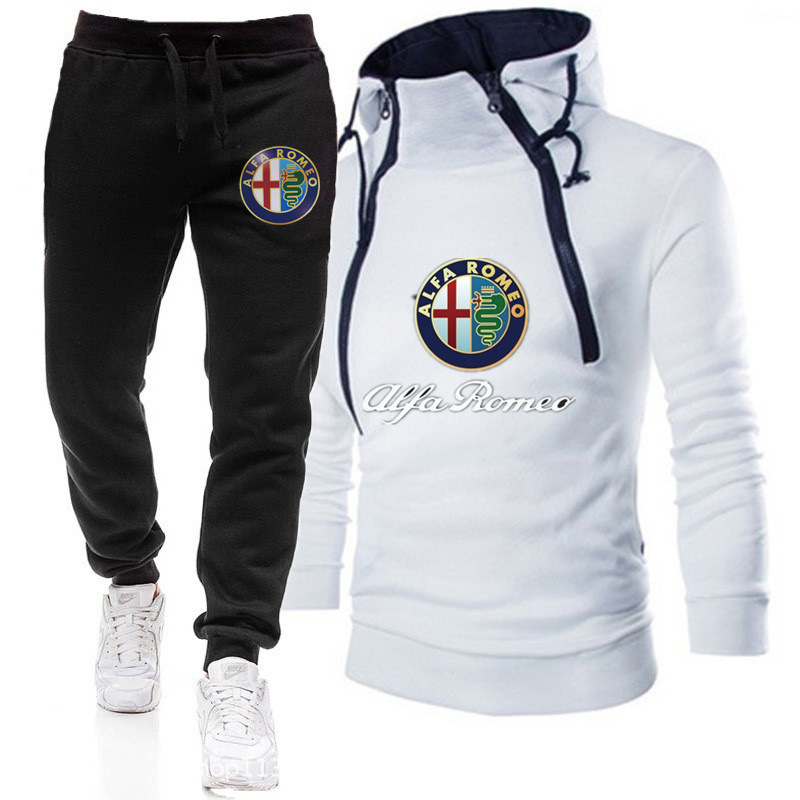 Πωλήσεις Casual Hoodie, αθλητικά πουλόβερ, διπλά φερμουάρ, ανδρικά και γυναικεία φορμάκια φθινοπώρου και χειμώνα_voghion.com