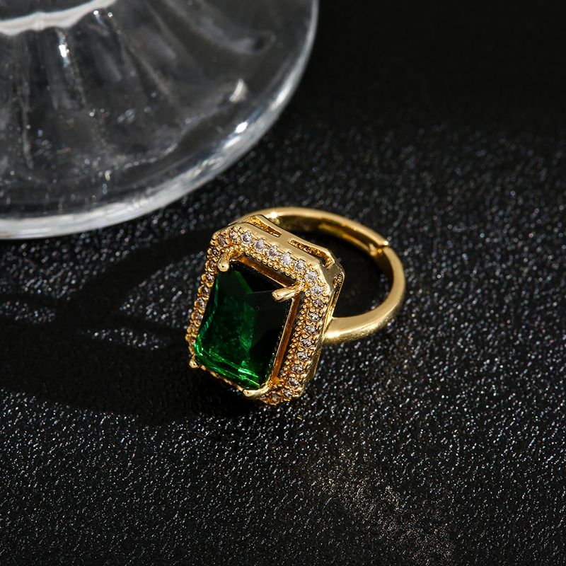 emerald zircon niche earrings pendant high end set no fading titanium steel clavicle chain jewelry_voghion.com