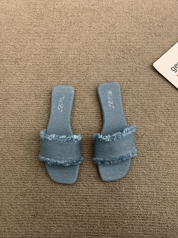 Tredy Brad Fashioable Ad Casual Ope Toed Flat Slippers 2025 Summer Ew Frech Style Oe-piece Belt Sadals For_voghion.com