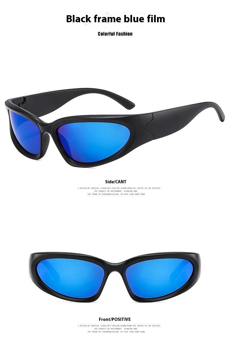 Lunettes de soleil carrées argentées pour fille sexy hipster, protection UV, été_voghion.com