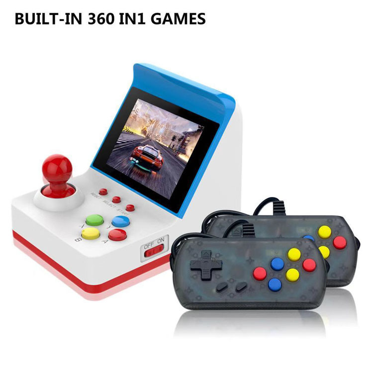 A6 mini 360IN1FC spillearcade med indbygget 360 dual controller Retro håndholdt_voghion.com