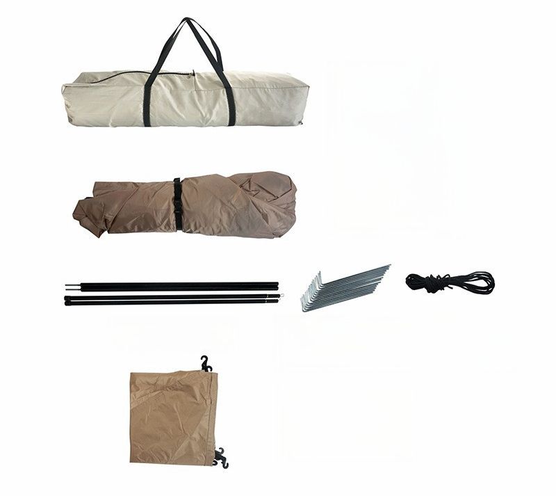 Outdoor 5-8 Personen Automatisches Schnellöffnen Tragbares Faltbares Sechseckiges Sonnenschutz-Mückensicheres Familiencampingzelt_voghion.com