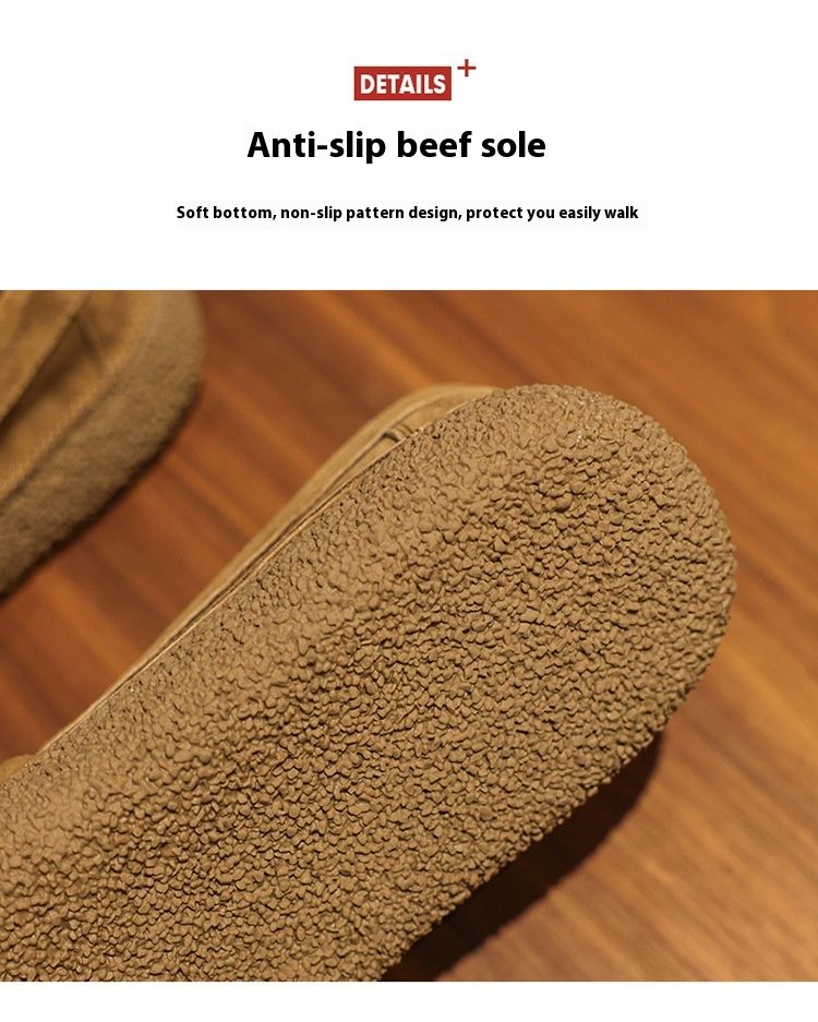 Scarpe da guida Le Fu traspiranti in pelle con copripiedi da uomo casual invernali inglesi One Step Bean 2024_voghion.com