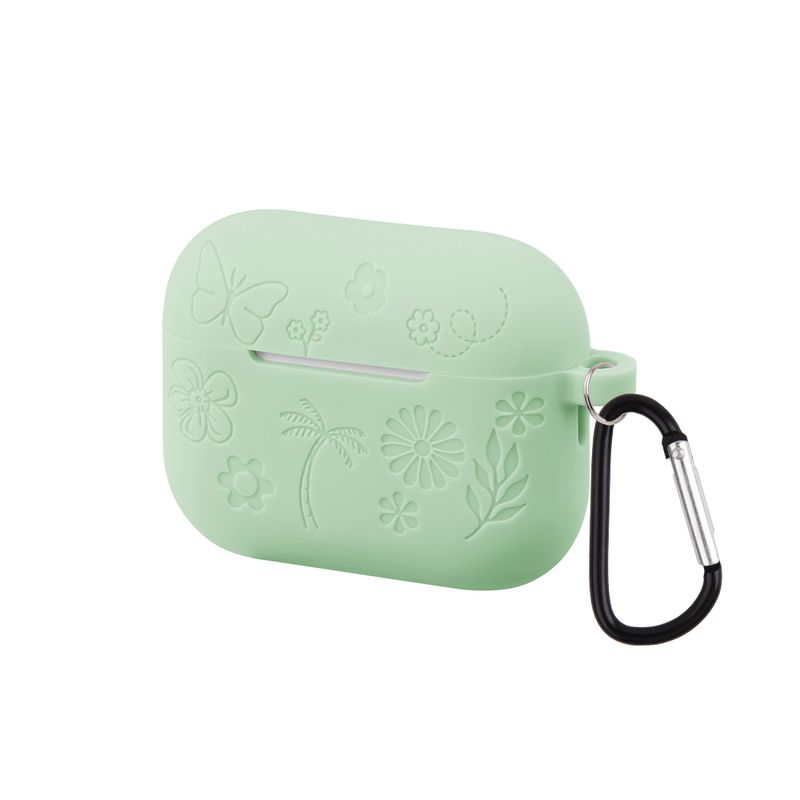 Custodia con motivo a farfalla e fiore 3D per AirPods Pro 3 2025, morbida custodia in silicone con motivo a cartoni animati per AirPods Pro3, custodia con gancio_voghion.com