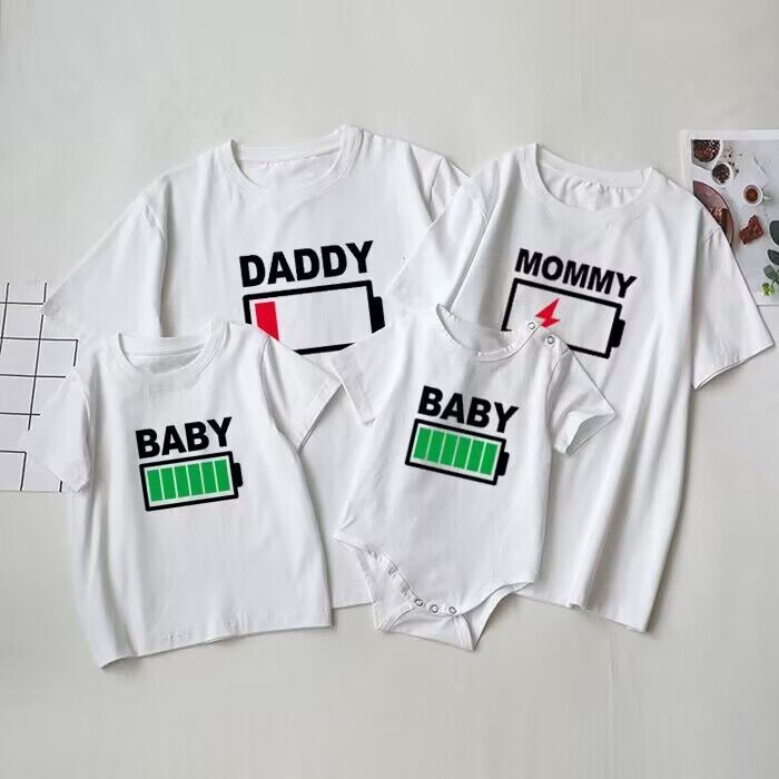 Cross Border American European Parent Child Clothing Summer Family Clothing Family Of Three Or Four Mother And Daughter Short Sleeved T Shirt_voghion.com