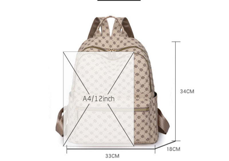 2024 Yeni Çok Yönlü Hafif Seyahat Kadın Moda Yolcu Sırt Çantası Büyük Kapasiteli Kitap Çantası_voghion.com