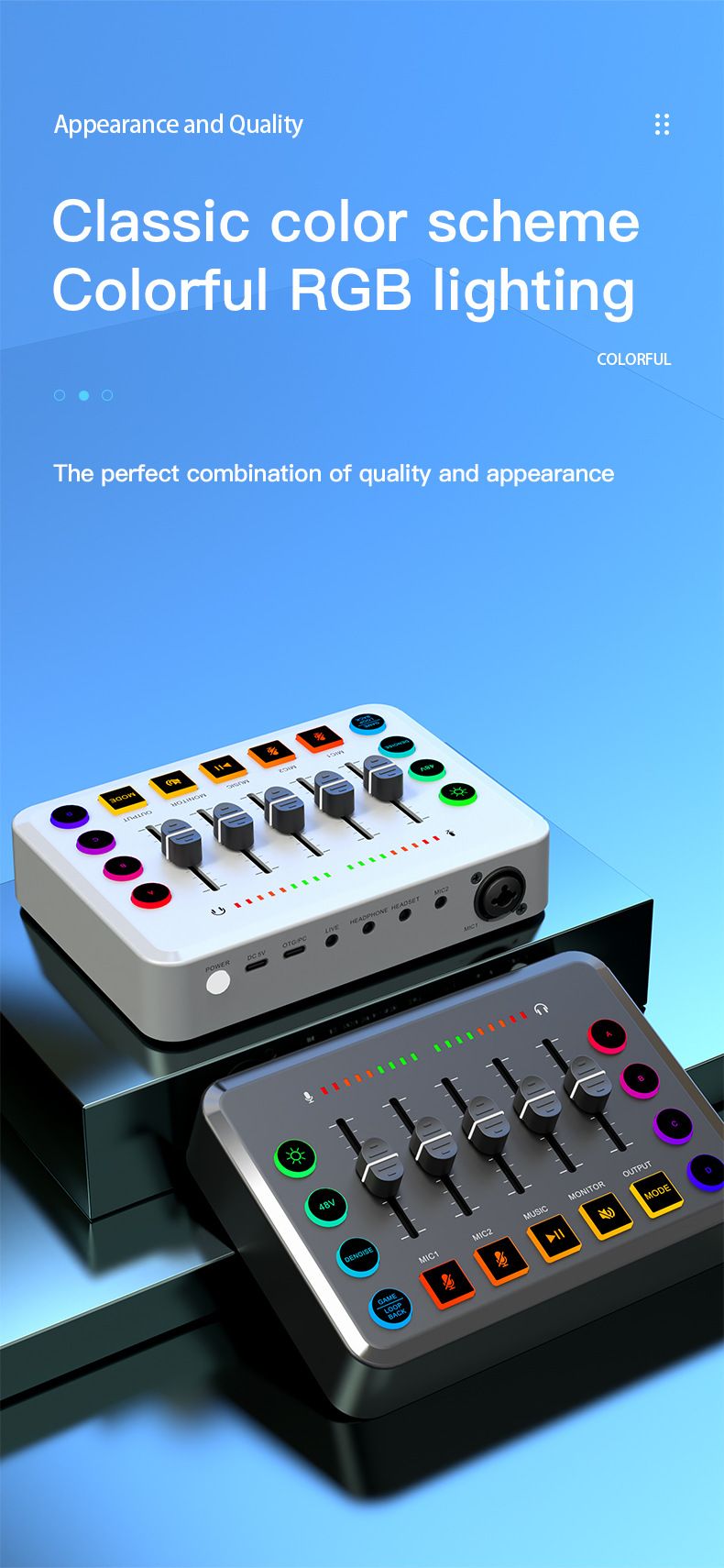 Zvočna kartica za snemanje angleškega petja F9, vse platforme, dinamični kondenzatorski mikrofon, 48V mikrofon_voghion.com