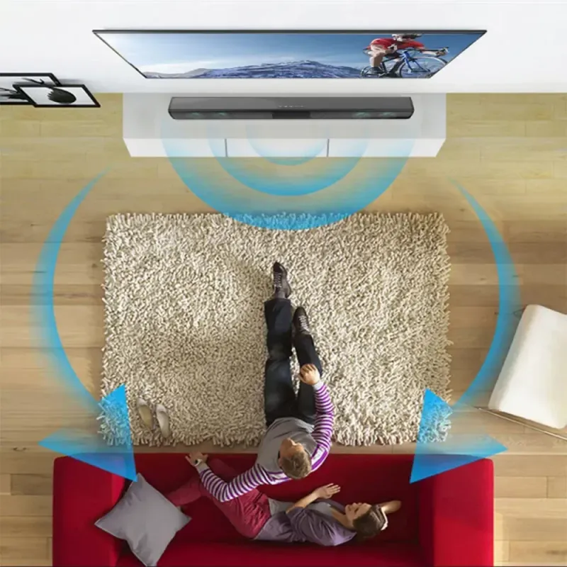 BS28E TV Trådløs Bluetooth Subwoofer 3D Stereo Surround Soundbar Hjemmekino Høyttaler FM-mottak Passer til_voghion.com