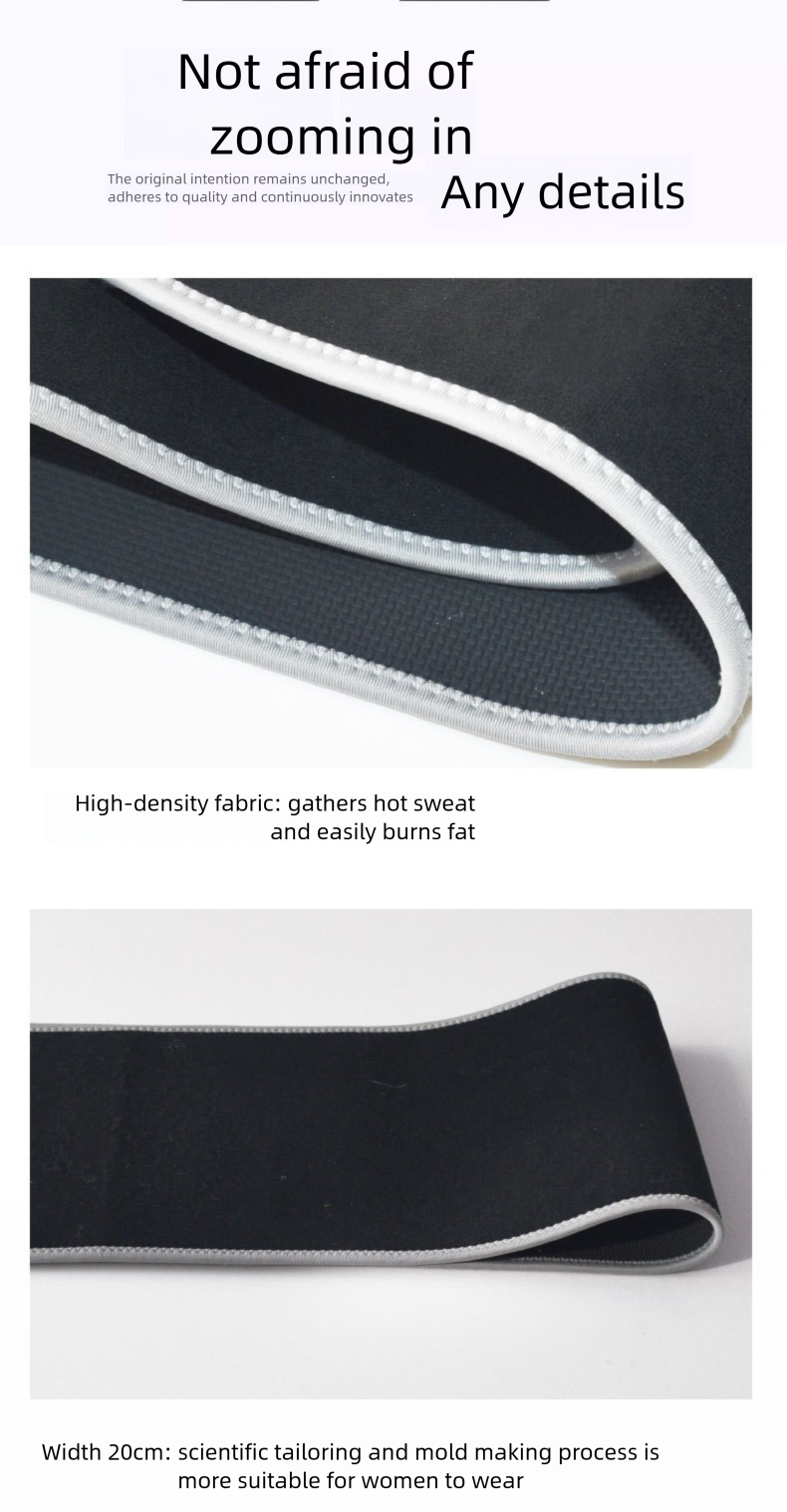 Schweiß Unterstützung Sport Fitness Running Training Yoga Bauch Atmungsaktiv Taille Gürtel Stretching_voghion.com