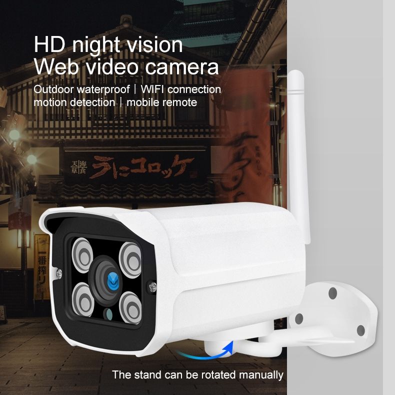Q8 1080P HD Wireless IP Camera, Support Motion Detection & Infrared Night Vision & TF Card, UK Plug_voghion.com