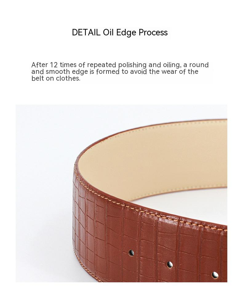 Nuovo cinturino elastico da donna elastico versatile e caldo con vita sottile e ampia selezione di cinture casual decorative Nd_voghion.com