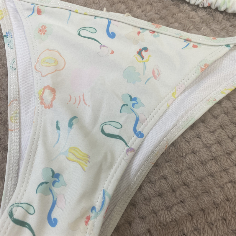 Modisches, zweiteiliges Set mit gerafftem Dreieck für Damen_voghion.com
