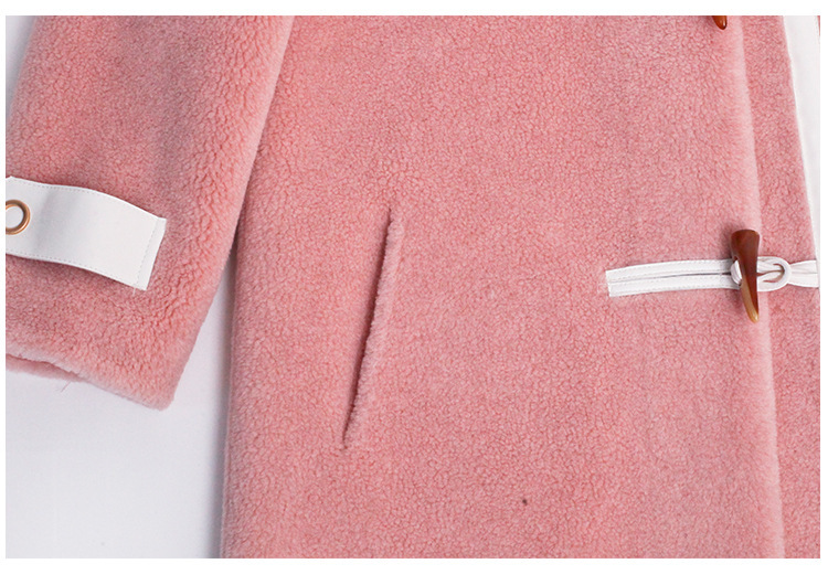 Trench invernale da donna in pelliccia e scialle in peluche di visone da donna_voghion.com