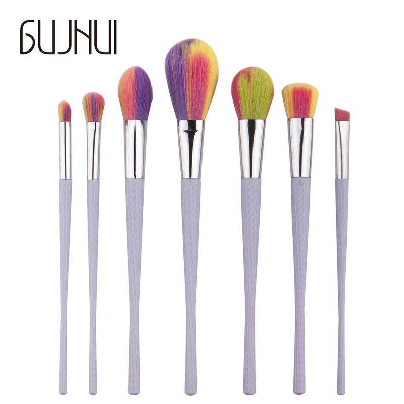 7 stuks Make-up kwasten draadset Beauty Tools Make-up tools Eenhoorn GUJHUI Yuncai_voghion.com