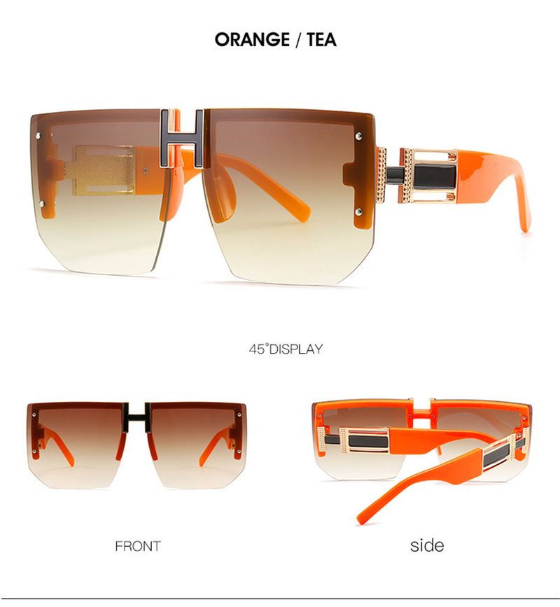 Mode Neue Mode Vintage Quadrat Sonnenbrille Für Frauen Männer Marke Retro Overside Rahmen Brille Fahren Polarisierte Brillen UV400_voghion.com