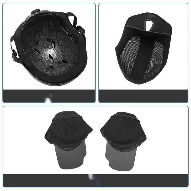 Capacete ajustável para esportes ao ar livre para adultos, quente, infantil, chapéu de esqui simples e duplo_voghion.com