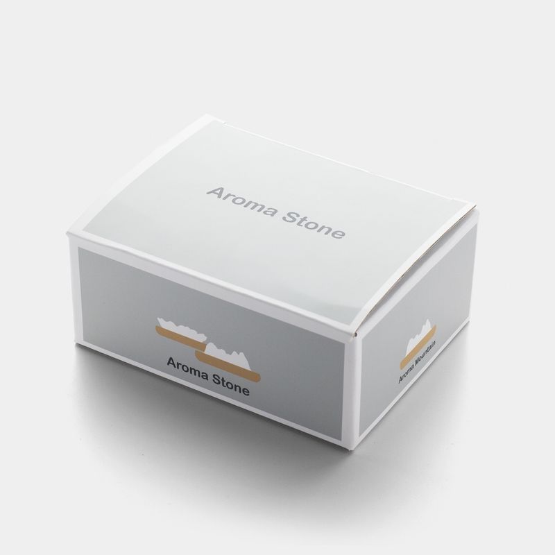 Mountain Diatomit-Aroma-Diffusor – Natürlicher Lufterfrischer für Zuhause und Büro (Weiß/Schwarz/Schneespitze, nicht elektrischer Halter für ätherische Öle)_voghion.com