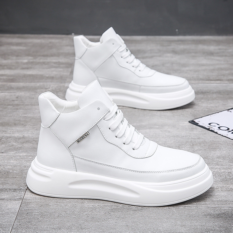 Scarpe da uomo basse, da uomo, per la primavera e l'autunno, traspiranti, sportive, per il tempo libero, con suola spessa, alla moda per giovani._voghion.com