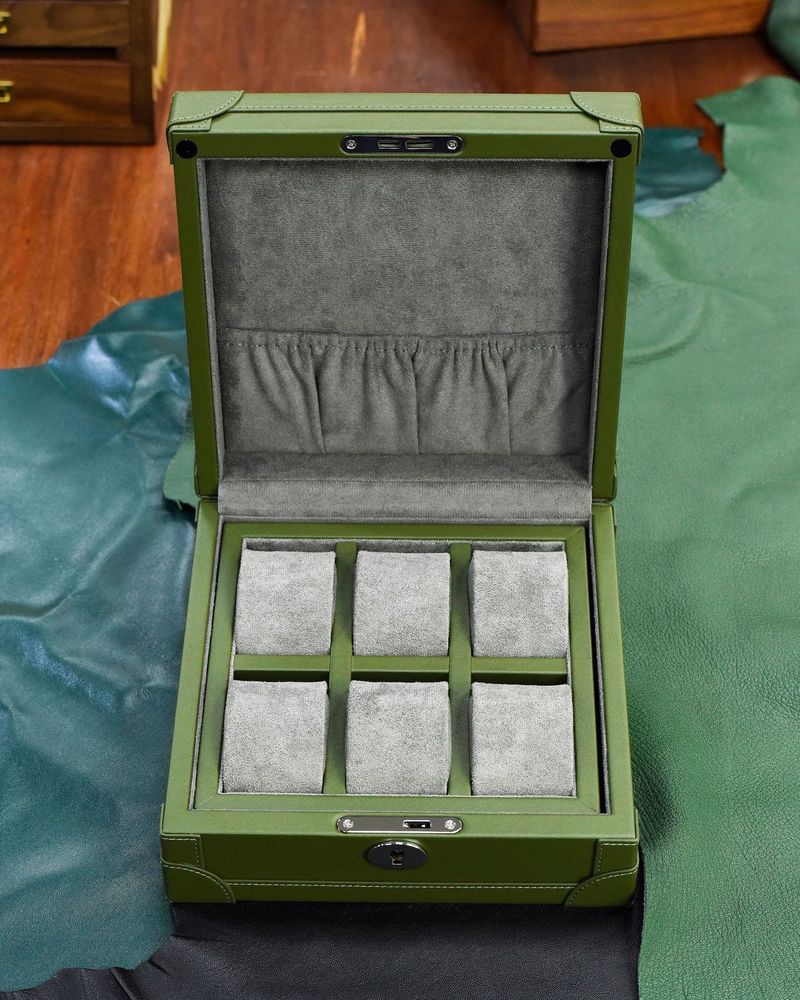 High End Watch Storage Box Household Exquisite Watch Jewelry Integrated Storage Box Collection Watch Box High End Gift Box_voghion.com