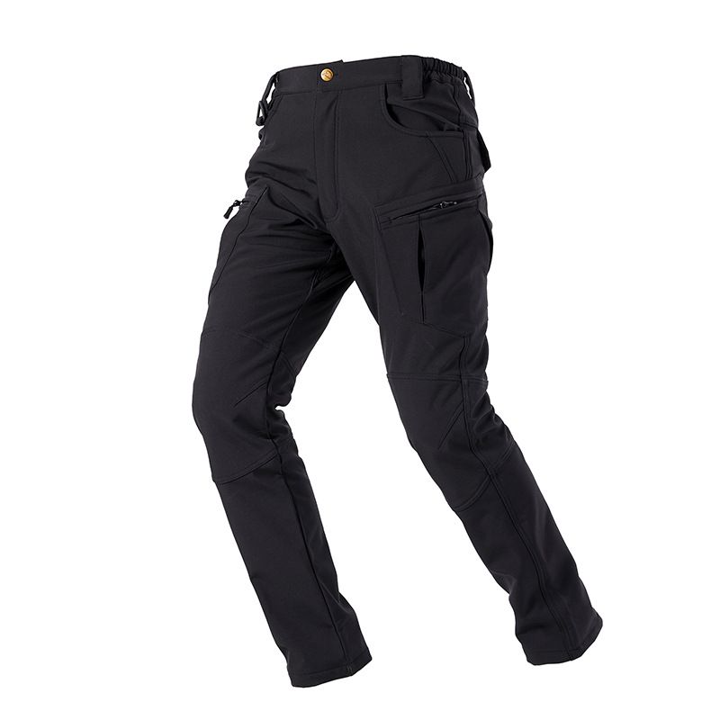 X8 Bird Outdoor Casual Men's Soft Shell Long Windproof Waterproof Warm Military Enthusiast Camping Multi-Pocket Pants_voghion.com