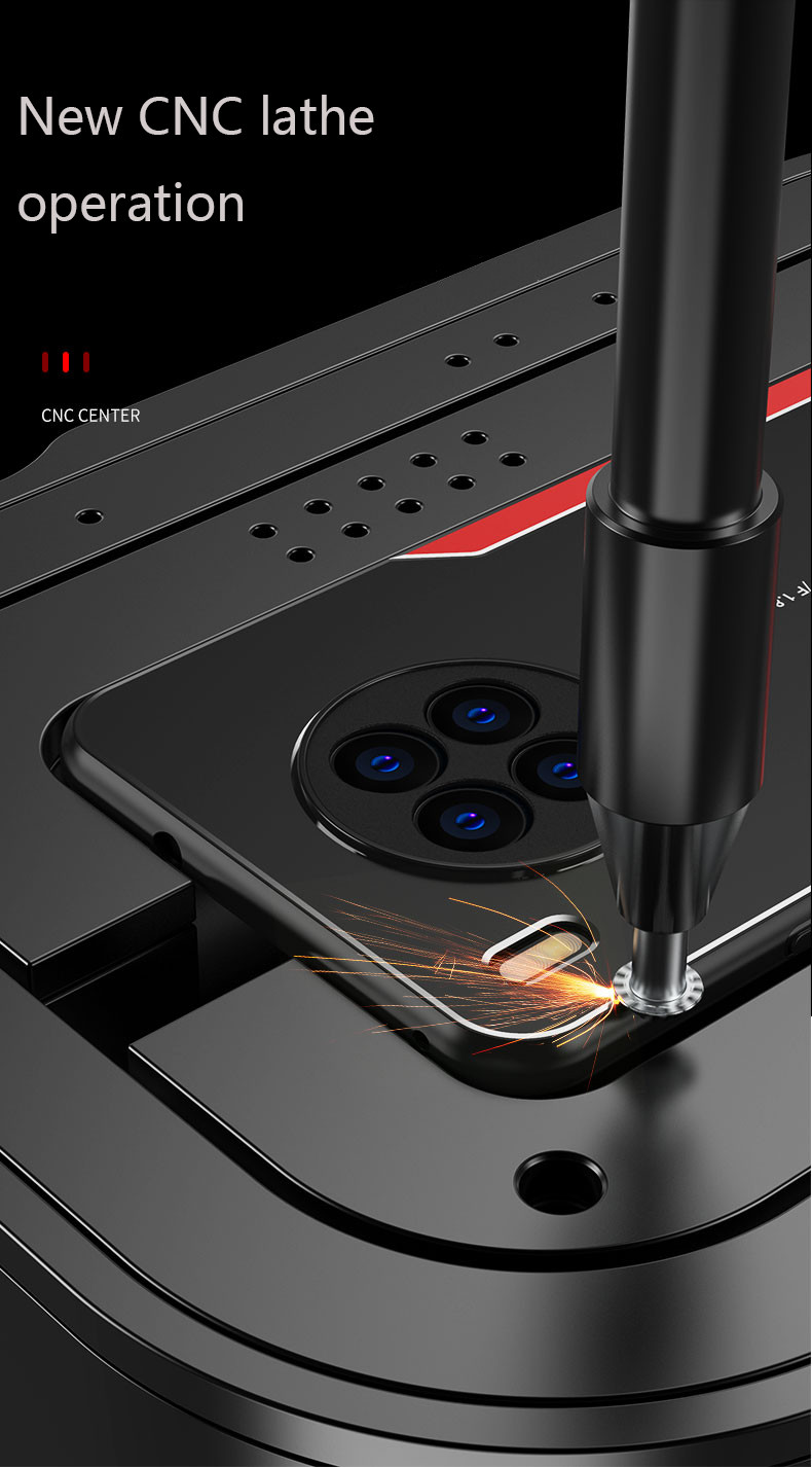 Per Huawei Nova 8i Custodia Custodia protettiva per cover posteriore di alta qualità per Huawei Nova 8i Anti-caduta Anti-impronta Alluminio A_voghion.com