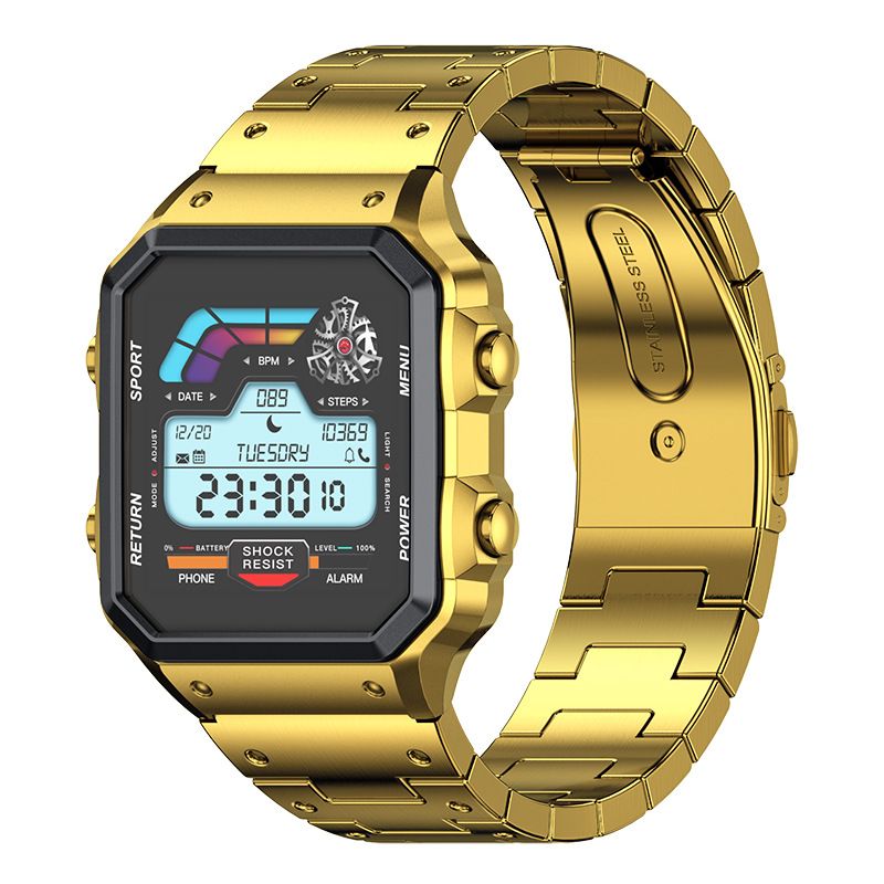 AW38 smartwatch hartslag Bluetooth oproepinformatie push stappenteller sporthorloge slimme armband_voghion.com