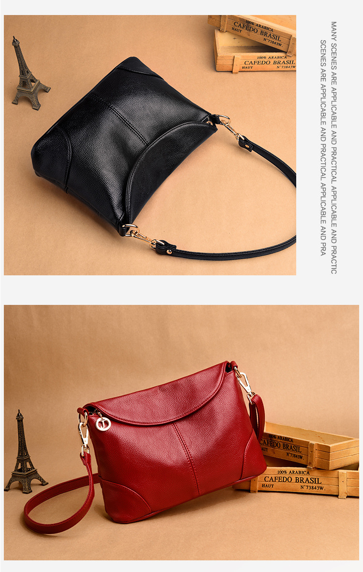 2024 New Fashion Crossbody Shoulder Women's Bag Casual Versatile Elegance Soft Leather Simple Small Square Bag_voghion.com