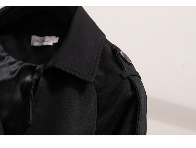 Coupe-vent court de style britannique pour femmes de petite taille au printemps et en automne, nouveau design haut de gamme à la mode pour femmes_voghion.com