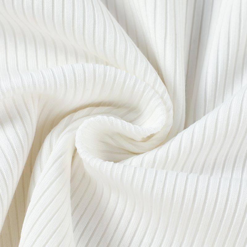 Completo mamma e bambini per bambine, 3 pezzi: top a maniche lunghe + gilet e gonna pied de poule (90-130 cm)_voghion.com