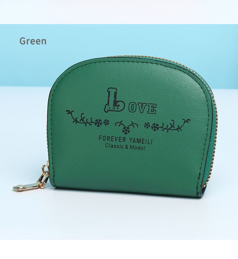 Coin Purses & Holders Short Wallet New Style Trendy Simple Multi Card Slot Semi Circular Card Holder Hand Held Mini Women's Bag Coin Purse_voghion.com
