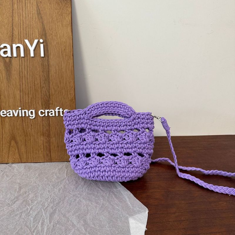 Summer Trend Handwoven Rope Art Crossbody For Women 25 New Ins Style Casual Travel Commuting Beach Bag_voghion.com