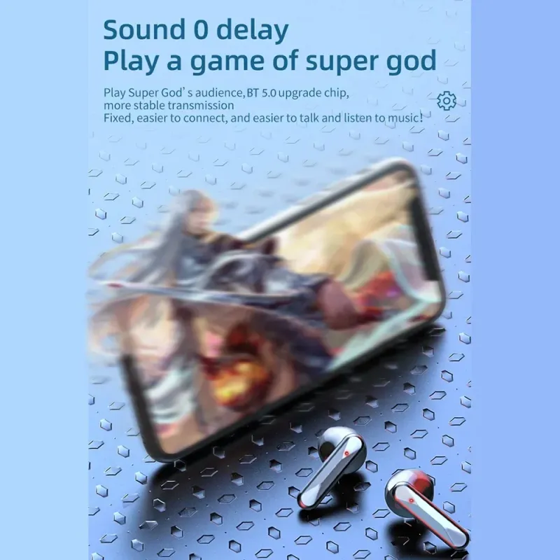 Écouteurs intra-auriculaires sans fil LED TWS, affichage S20, boîte de chargement, stéréo 9D, étanche, Bluetooth 3500, 5.1_voghion.com