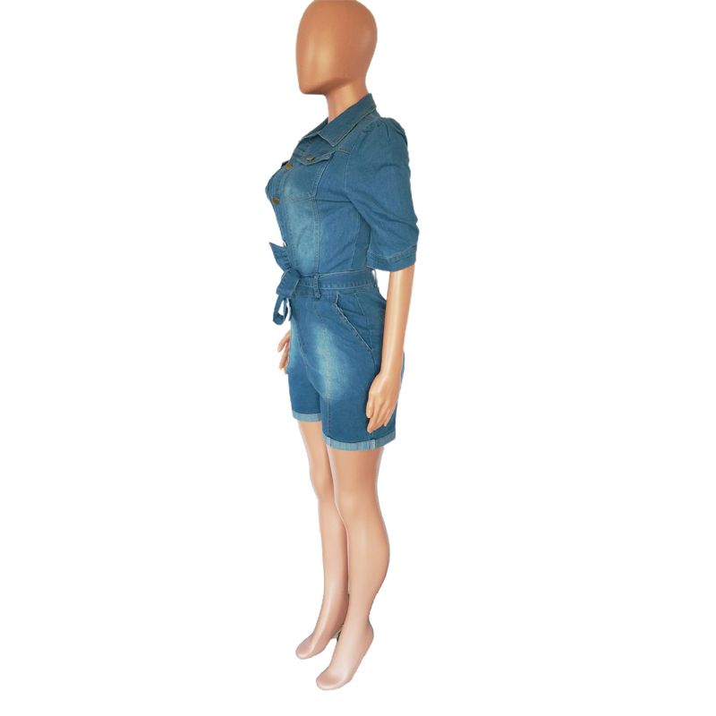 Damemote denim slimming rompers jeans_voghion.com