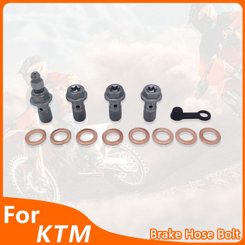 OTOM Motorkerékpár M10xP1.0 Banjo csavar készlet féknyereg olajtömlő KTM HUSQVARNA Brembo fékekhez Terepjáró_voghion.com