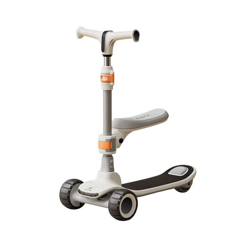 Trottinettes pour enfants de 2 à 8 ans et de 1 à 3 ans Les enfants peuvent s'asseoir sur une planche à roulettes Bluetooth coulissante avec musique clignotante_voghion.com