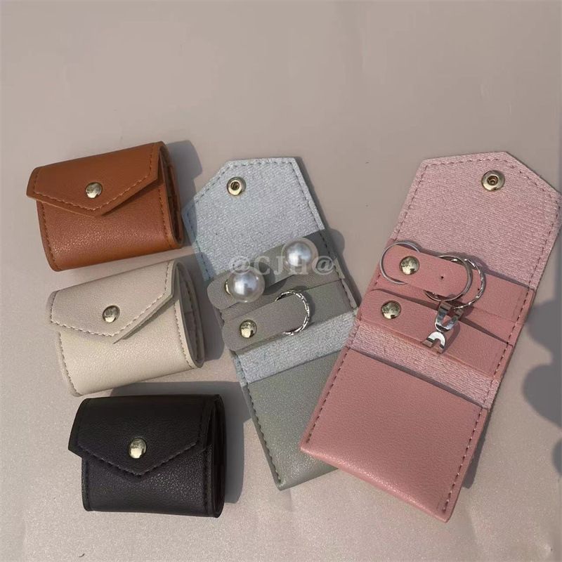 PU lederen mini-sieradentasje, zilvergoud, kleine opbergtas, Palm kleine sieradentasje_voghion.com