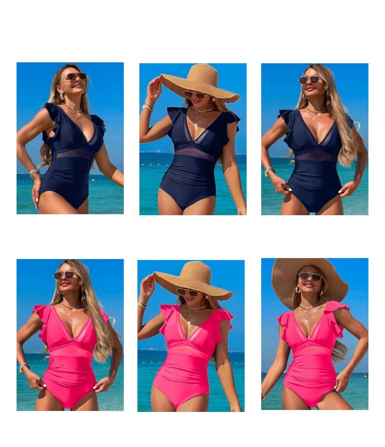 Maillot de bain une pièce en nylon pour femme, nouveauté en ligne_voghion.com