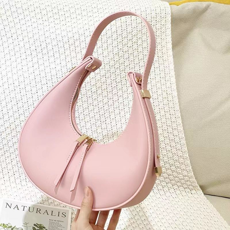 La nuova borsa di nicchia di quest'anno, borsa a mezzaluna a mezzaluna con spalla singola e ascellare di fascia alta da donna_voghion.com
