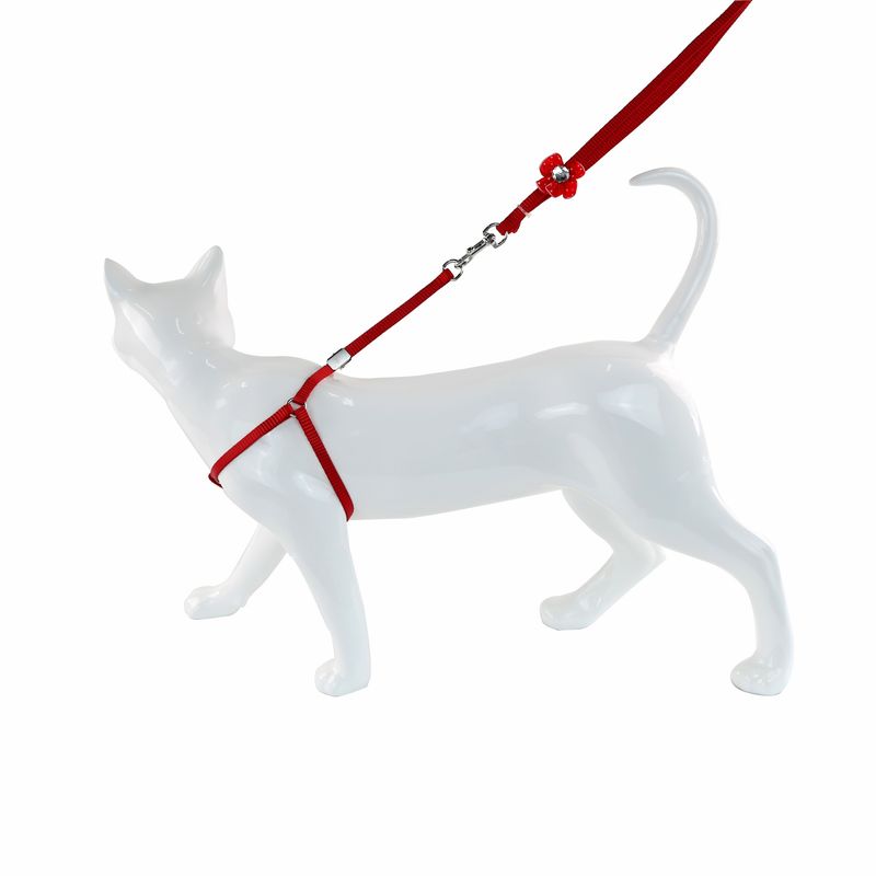 Puppy Diamond Patroon Multi-Kleur Nylon Lijn Borsttuig Kat Hond Ketting_voghion.com