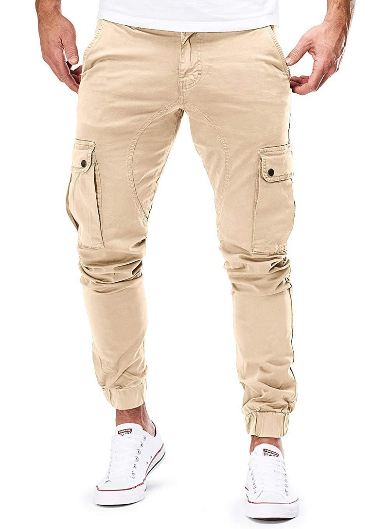 Neue gewebte Freizeithose für Herren, Arbeitshose, Hosen mit Tasche_voghion.com