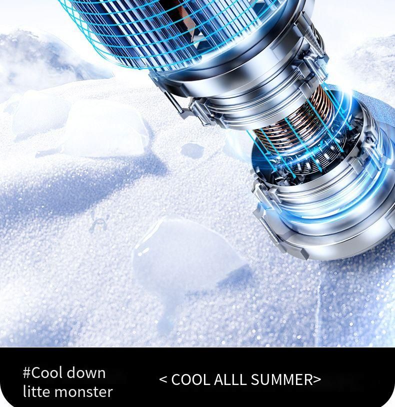 New Semiconductor Ice Cooling Handheld Portable Mini Desktop Rechargeable USB Fan Small Home Appliance_voghion.com