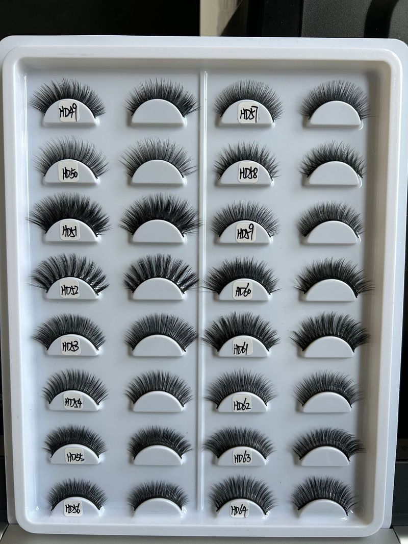 Juego de 5 pares de pestañas postizas estilo zorro, extensión de cola de ojo gruesa natural, pestañas de ojo de gato._voghion.com