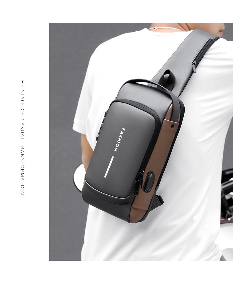 Crossbodytas Mode Sport Opladen Cijferslot Messenger Bag Functionele trendy coole schoudertas voor heren_voghion.com