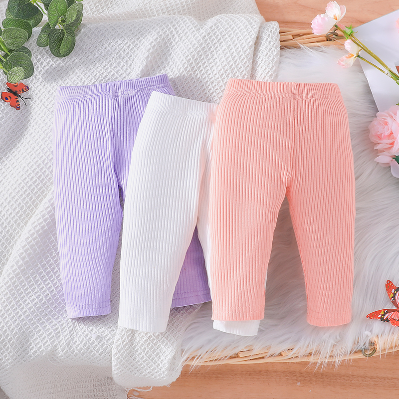 Mother&Kids Boys and girls baby pants three three-color combination casual pants set_voghion.com
