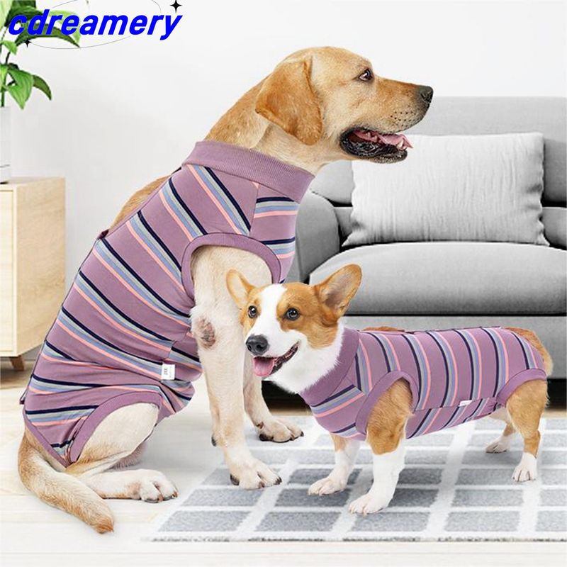Ropa para mascotas, ropa postoperatoria, abrigo de algodón polar de invierno para mascotas, grueso, cálido y suave, ropa de invierno para perros pequeños machos_voghion.com