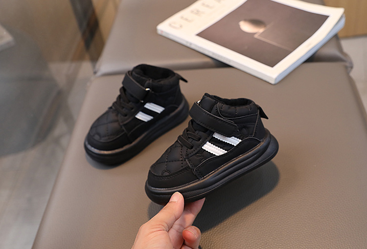 Kinderschuhe, Kinder-Sneaker, Mädchen-Schuhe, Brotschuhe, Jungen-Baby-Kinderschuhe mit Plüschbrettschuhen_voghion.com