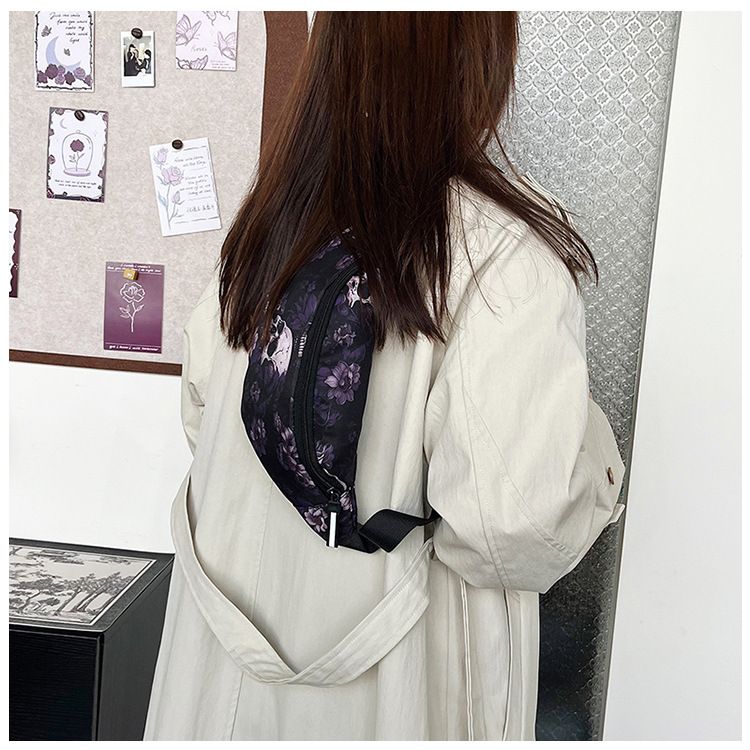 Borsa da donna con stampa teschio gotico - Elegante borsa a tracolla per Halloween e street fashion_voghion.com